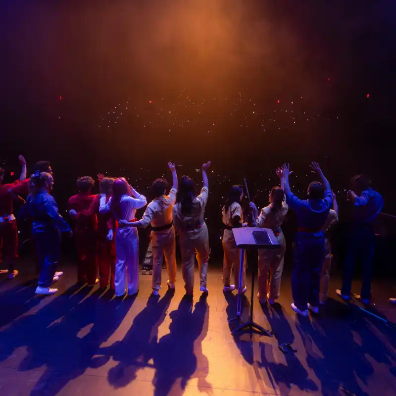 The New Wave Orchestra curtain call at Balboa Theatre in San Diego